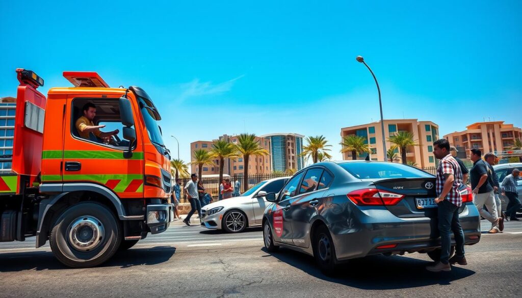 Car Recovery & Towing Service Near Abu Hail