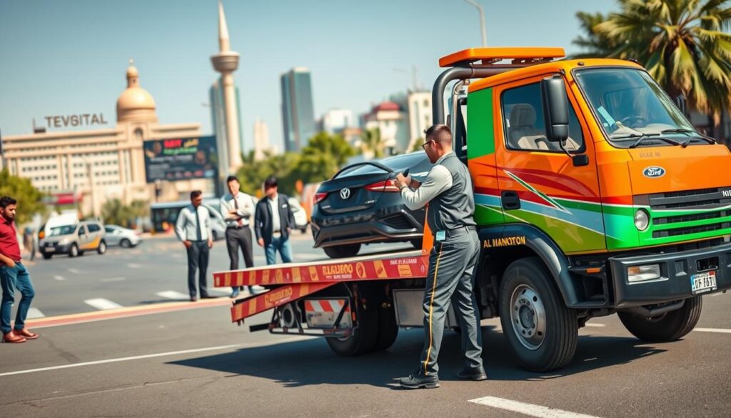 Car Recovery & Towing Service Near Al Mankhool