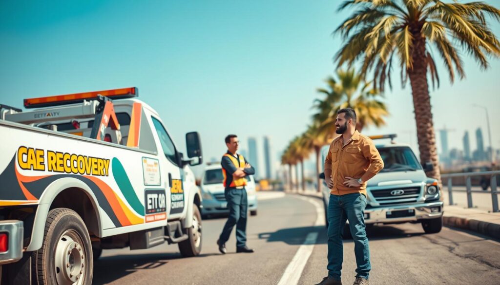 Car Recovery & Towing Service Near Al Mina