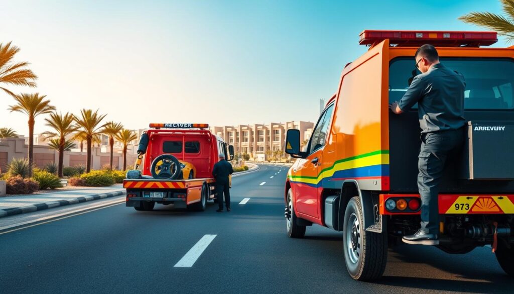 Car Recovery & Towing Service Near Arabian Ranches 3