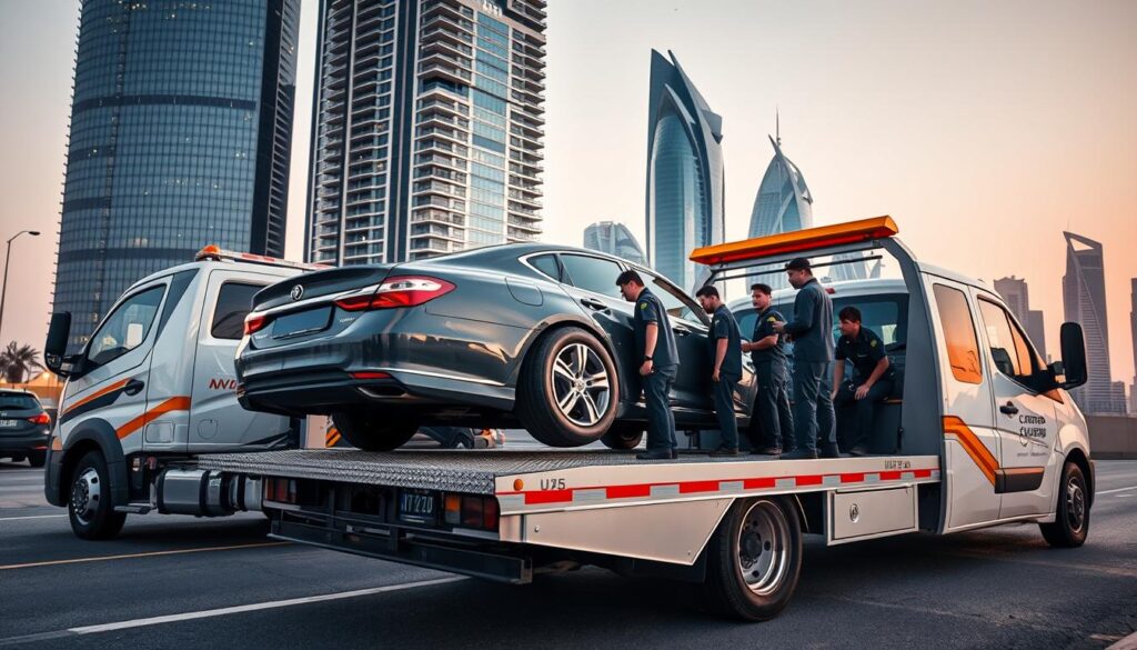 Car Recovery & Towing Service Near Business Bay