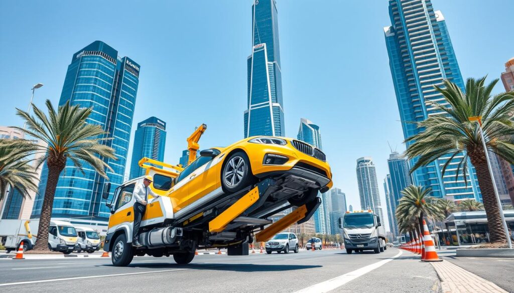 Car Recovery & Towing Service Near Downtown Dubai