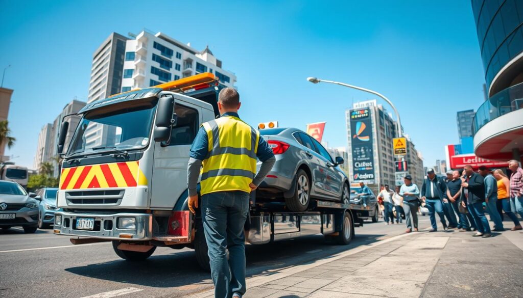 Car Recovery & Towing Service Near Hor Al Anz