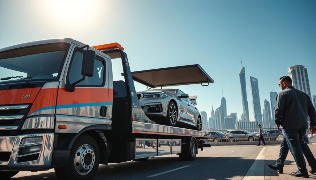 Car Recovery & Towing Service Near Jumeirah Lakes Towers (JLT)