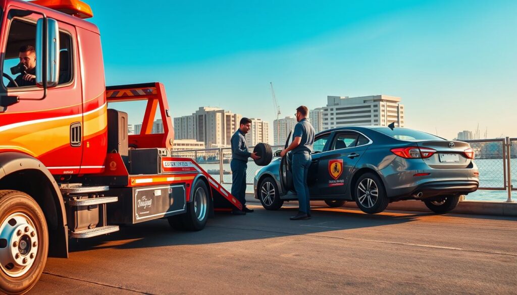 Car Recovery & Towing Service Near Port Saeed